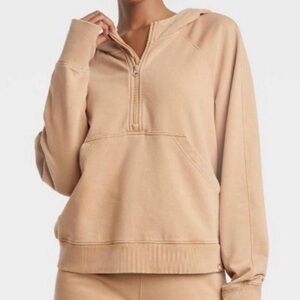JoyLab Women's Beige Hoodie Sweatshirt